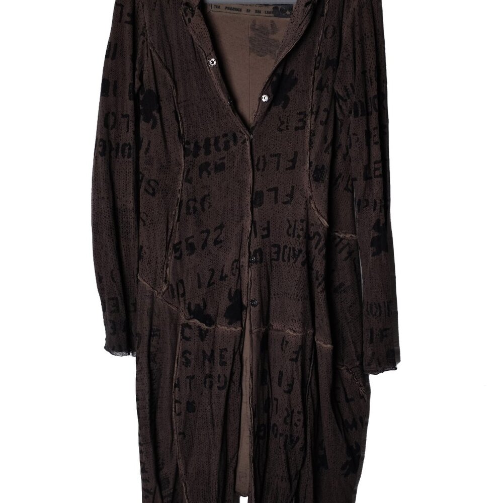 Rundholz Black Label Olive Print Snap Front Jacket